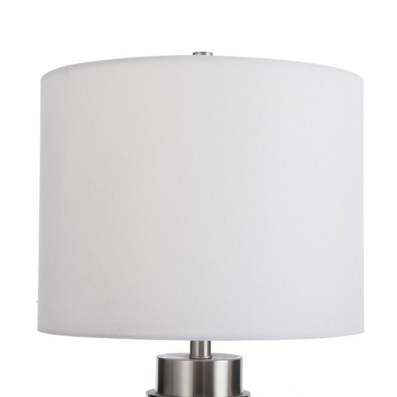 Modern Layered Base Table Lamp Brushed Steel - StyleCraft, 5 of 8