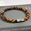 HOPE LOVE SHINE Men’s Onyx & Tiger’s Eye Bracelets – Jewelry Gifts for Husband, Father, Friends, Groomsmen, Birthday or Father’s Day - 4 of 4