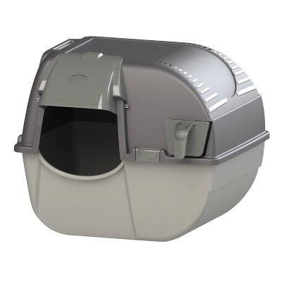 LunaLulinlk Easy Fill Roll 'N Clean Self Cleaning Litter Box Regular Size