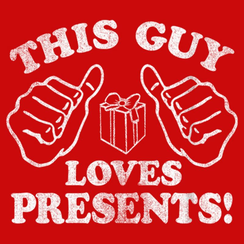 Boy's Lost Gods Distressed This Guy Loves Presents T-Shirt, 2 of 5