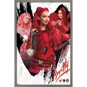 Trends International Disney Descendants: The Rise of Red - Royalty Framed Wall Poster Prints - 1 of 4