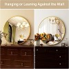 Beautyolove Round Mirror 19.6 Gold Wall Mounted Circle Mirrors Vanity Mirror with Brushed Aluminum Alloy Frame Modern Decoration - 4 of 4