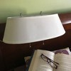 Bandwagon Double Headboard Bedroom Reading Lamp White Shade Chain Pull 40 Watt - 2 of 2