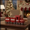 Christmas Train Metal Figurine Accent 29.25"L by Melrose - 3 of 3