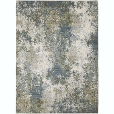 Oriental Weavers Caravan 5090E Blue/ Green Indoor Area Rug - 5'3" x 7'6"
