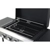 FURNIinspire Outdoor Grills, Griddles and Smokers Professional 4 Burner Gas Grill, Stainless Steel BBQ with Pizza Oven, Black, 31.1"*22.84"*14.96" - 3 of 4