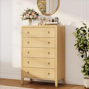 Acekool Rounded Corner Dresser Storage Cabinet, Multi-Drawer Chest for Bedroom, Living Room, TV Stand, Various Colors and Sizes - 1 of 4