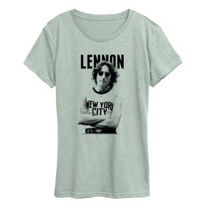 Women's - John Lennon - Lennon NYC Short Sleeve Graphic T-Shirt - 1 of 3