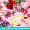 Joyfy 30 Packs Valentines Day Sticky Wall Ninja Climbing Men  with Gifts Cards for Kids Party Favor, Classroom Exchange Gift - 2 of 4