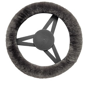 Natural Auto Sheepskin Steering Wheel Cover - 1 of 4