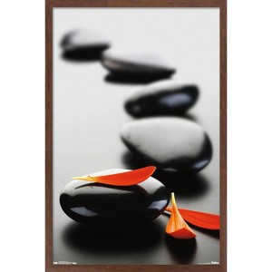 Trends International Massage Stones - Red Framed Wall Poster Prints - 1 of 4