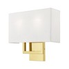 Livex Lighting Pierson 2 - Light Wall Light in  Polished Brass - 2 of 4
