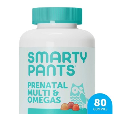  SmartyPants Prenatal Multi & Omega-3 Fish Oil Gummy Vitamins with DHA & Folate