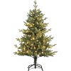 GAOMON 4 Ft Christmas Tree with Lights, Prelit Artificial Small Christmas Tree with 265 Realistic Fir Branch Tips - 2 of 4