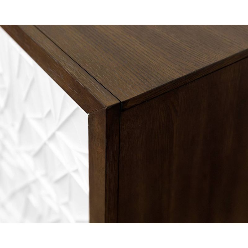 Modern Slender Wood Console for TVs up to 80&#34; Brown - Komodo Collection - Martin Furniture, 3 of 11