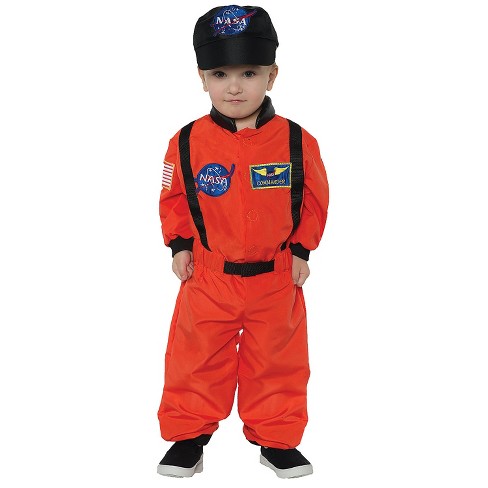 orange space suit costume