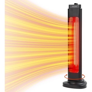 Acekool Portable Infrared Heater - 750W/1500W Settings, IP54 Weather Protection, 100 Sq Ft Coverage for Covered Patio Deck - 1 of 4