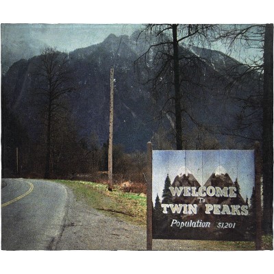 Welcome To Twin Peaks Original TV Series Super Soft Plush Fleece Throw Blanket