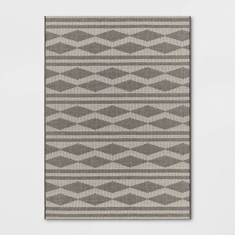 5'x7' Tapestry Geo Outdoor Rug - Threshold™, 1 of 6