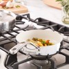 Bloomhouse 8 Inch Triply Stainless Steel Fry Pan w/ Non-Stick Non-Toxic Pro Ceramic Interior Frying Pan - 3 of 4