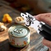 Unique Bargains Handheld Can Opener Handheld 3-in-1 Can Opener Bottle Opener PP Iron Silver Tone Black 2.09"x7.68" 1 Pc - 2 of 4