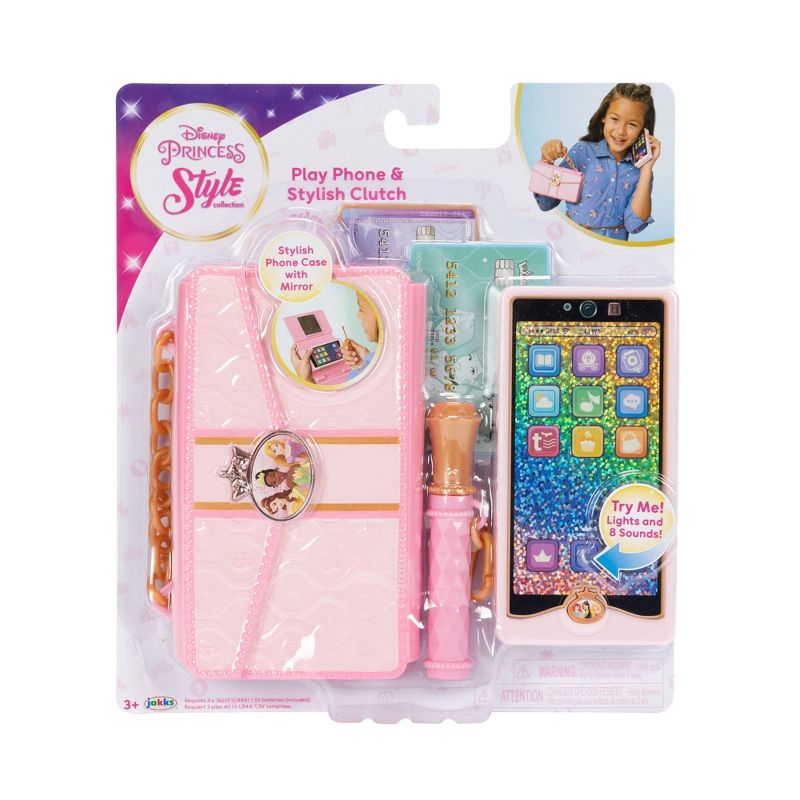 Disney Princess Style Collection Play Phone &#38; Stylish Clutch, 3 of 16