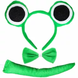 Skeleteen Childrens Frog Costume Accessories Set - Green