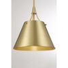 Savoy House Willis 1 - Light Pendant in  Warm Brass - 4 of 4