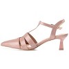 Journee Collection Women's Medium and Wide Width Jazlynn Buckle Kitten Heel Pointed Toe Pumps - 2 of 4