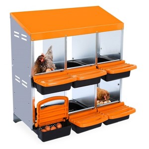 GustoWave Metal Chicken Nesting Box - 1 of 4