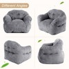Whizmax Bean Bag Chair with Ottoman, 37.5 Lbs High-Density Foam Filling Beanbag Sofa with Armrests,Corduroy Floor Sofa,Giant Lazy Sofa with Foot Rest - 4 of 4