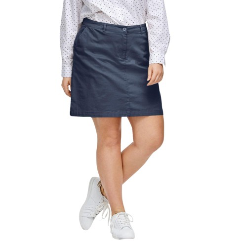 Navy chino pencil skirt best sale