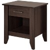 NicBex Wood Nightstand with Drawer,End Table with Open Storage Compartment for Bedroom,Living Room - 2 of 4