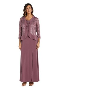 R & M Richards Womens 2 Pack, Sequined Maxi Dress - 1 of 1