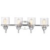 Chloe Lighting Adair Transitional 4 Light Chrome Bath Vanity Fixture 30" Wide - 2 of 4