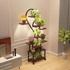 Coolbibila-8 Tiered Indoor Plant Shelf, Rectangle Metal Raised Bed Garden, Plant Stand With Grow Lights, Garden Planter Boxes For Flowers - 2 of 4