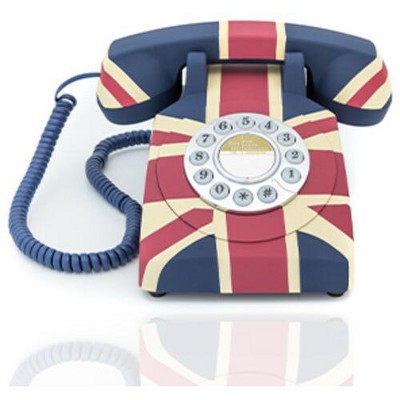 GPO GPODUKB Duke Classic Push Button Telepone Black