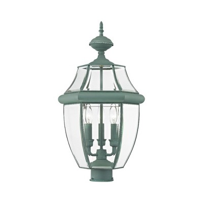Livex Lighting Monterey 3 - Light Lantern in  Verdigris