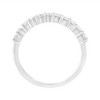Silver 1/2 cttw Diamond 11 Stone Band Ring - 4 of 4