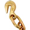Tow Chain with 8 Inch Forged J Hook and Grab Hook - Grade 70 Chain - 6 Foot - 4,700 Pound Safe Working Load - 4 of 4