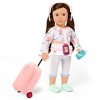 Our Generation Packed for Adventures Pink Luggage Scooter Suitcase & Accessories Set for 18" Dolls - 3 of 4