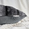 REGALWOVEN Fade-Resistant Plush Striped Luxury Series Soft Fluffy Modern Throw Pillow Covers 2 Pcs - 3 of 4