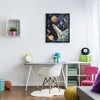 Stupell Industries Spaceship in Outer Space Black Framed Floater Canvas Wall Art - 2 of 4
