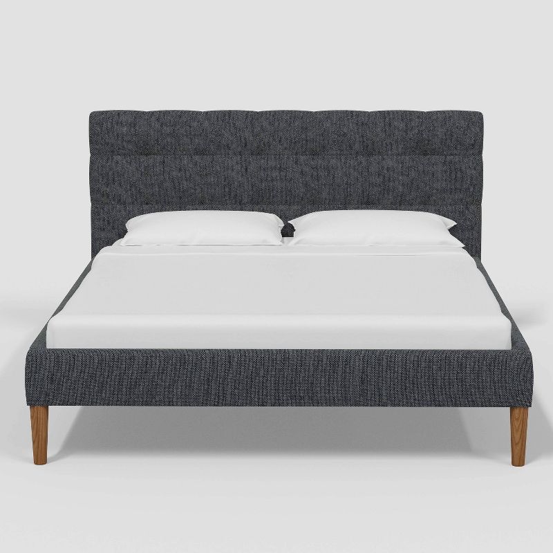 Dessy Pull Tufted Platform Bed in Tweed - Threshold™, 3 of 7