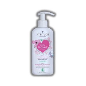 Attitude Baby Leaves  Shampoo & Body Wash Unscented - 16 oz - The Gentlest Clean For The Purest Love - 1 of 3