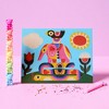 Journey of Something: Sparkle Art - The Pyramid, DIY Bedazzled Artwork Craft Kit - 4 of 4