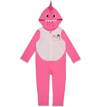 Pinkfong Baby Shark Zip Up Cosplay Costume Coverall Newborn to Infant