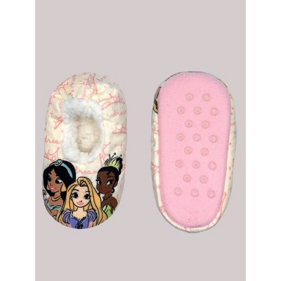 Toddler Girls' Disney Princess Slippers - Off-White 2T-3T