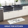 J&V TEXTILES Anti Fatigue Kitchen Mat Cushioned Anti Fatigue, Non Slip Waterproof Mat Standing Desk, 20x36x1/2 inches  (Wine A Little) - 4 of 4
