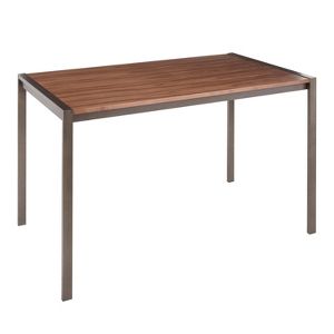 50 Fuji Metal Plywood Contemporary Rectangle Dining Table Lumisource Target